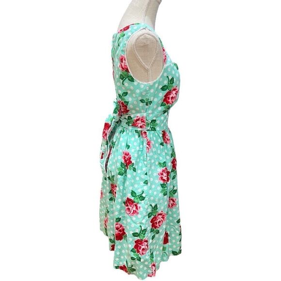 ModCloth Sight of Sunrise Mint Floral Dress Size M - Picture 2 of 5
